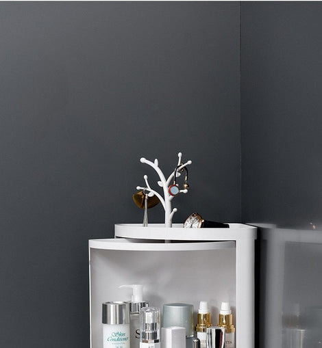 Versatile Rotating Bathroom Storage