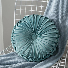 Velvet Round Floor Cushion