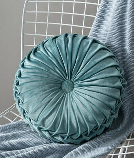 Velvet Round Floor Cushion